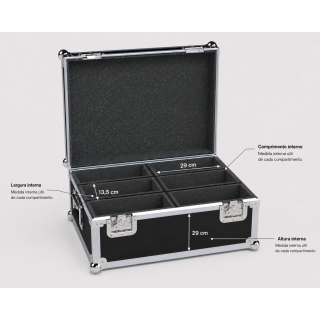 CASE 12 PAR LED SLIM  NAVAL PRIME