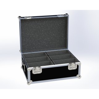 CASE PARA  6 PAR LED SLIM CLASSIC MDF
