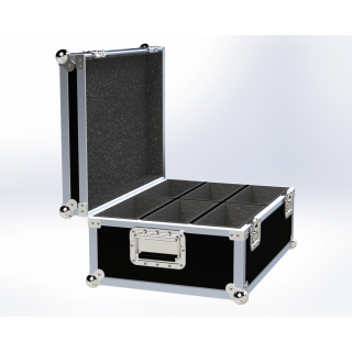 CASE PARA  6 PAR LED SLIM CLASSIC MDF