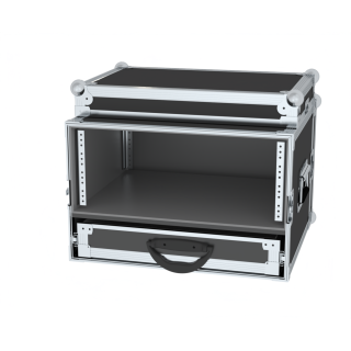 CASE RACK 4U 35 CM REGUA FRENTE FUNDO GAVETA 7,5 PRIME NAVAL